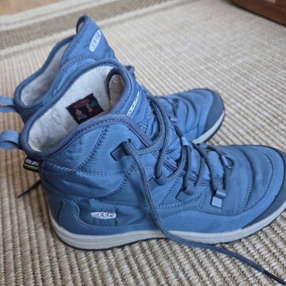 Keen Womens Blue Snow Boots - Picture 3 of 8